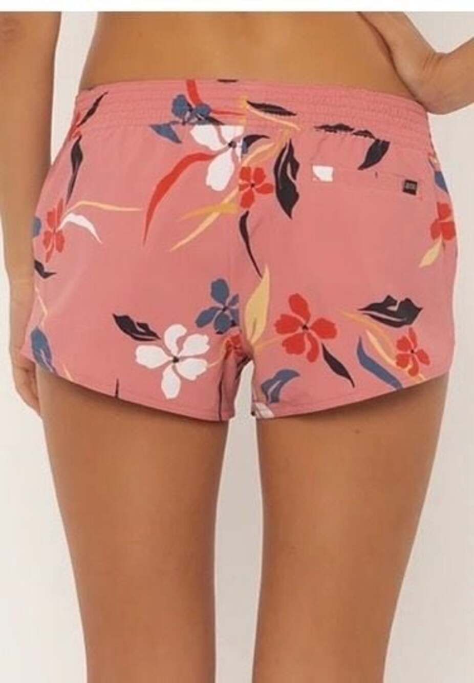Sisstrevolution Women's Sweet Sol Pull On Boardshorts Size M Desert Rose